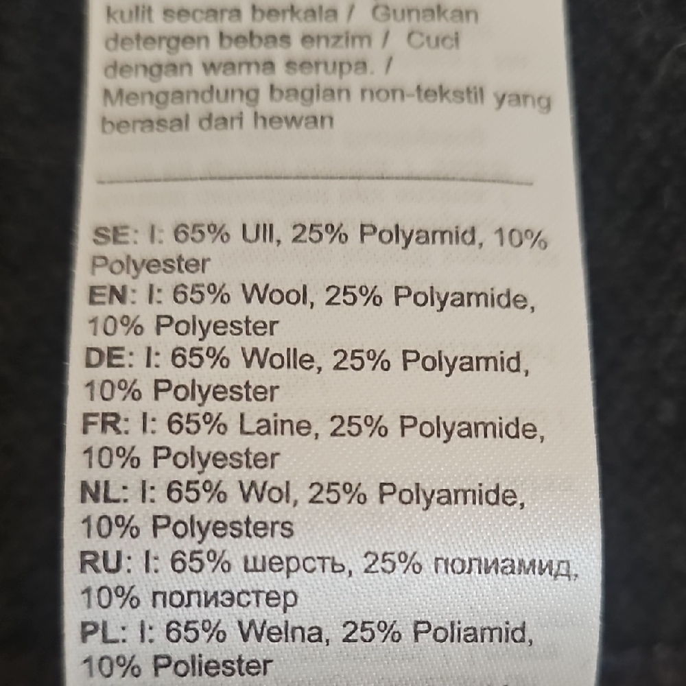 Deep Forest Green Zip-Up Hooded Sweater Fjallraven 65% Wool - Picture 4 of 4